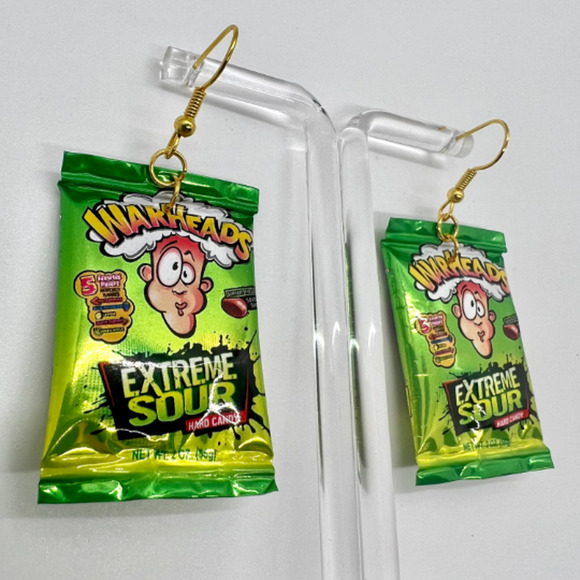 War Heads Earrings - Candy Mini Brands Earrings - Y2K Earrings - Picture 2 of 6